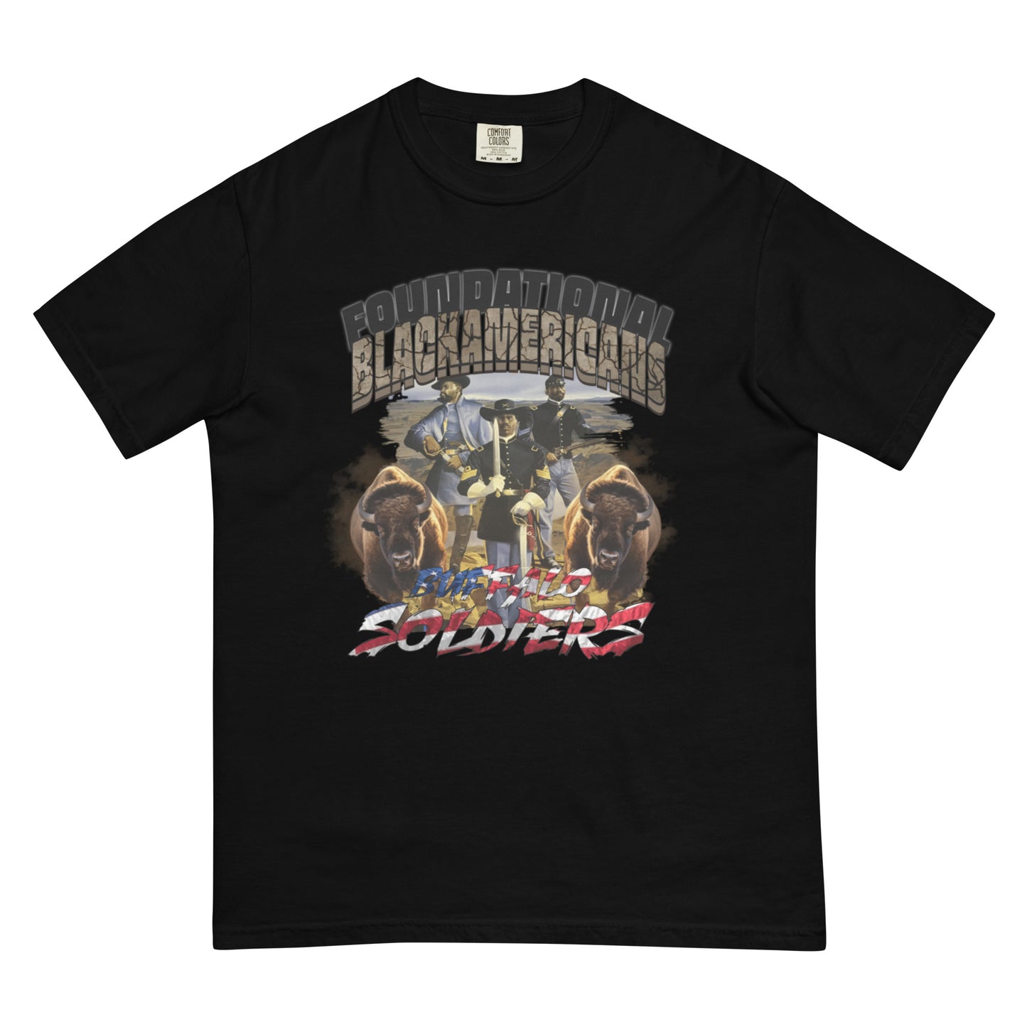 FBA BUFFALO LEGACY Men’s garment-dyed heavyweight t-shirt