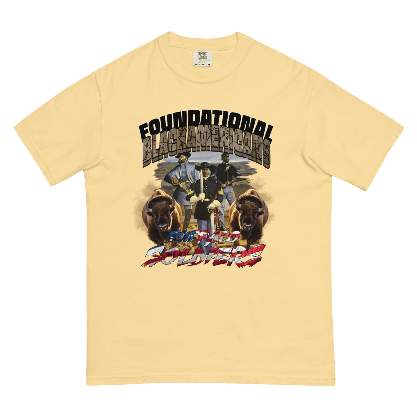 FBA BUFFALO LEGACY Men’s garment-dyed heavyweight t-shirt