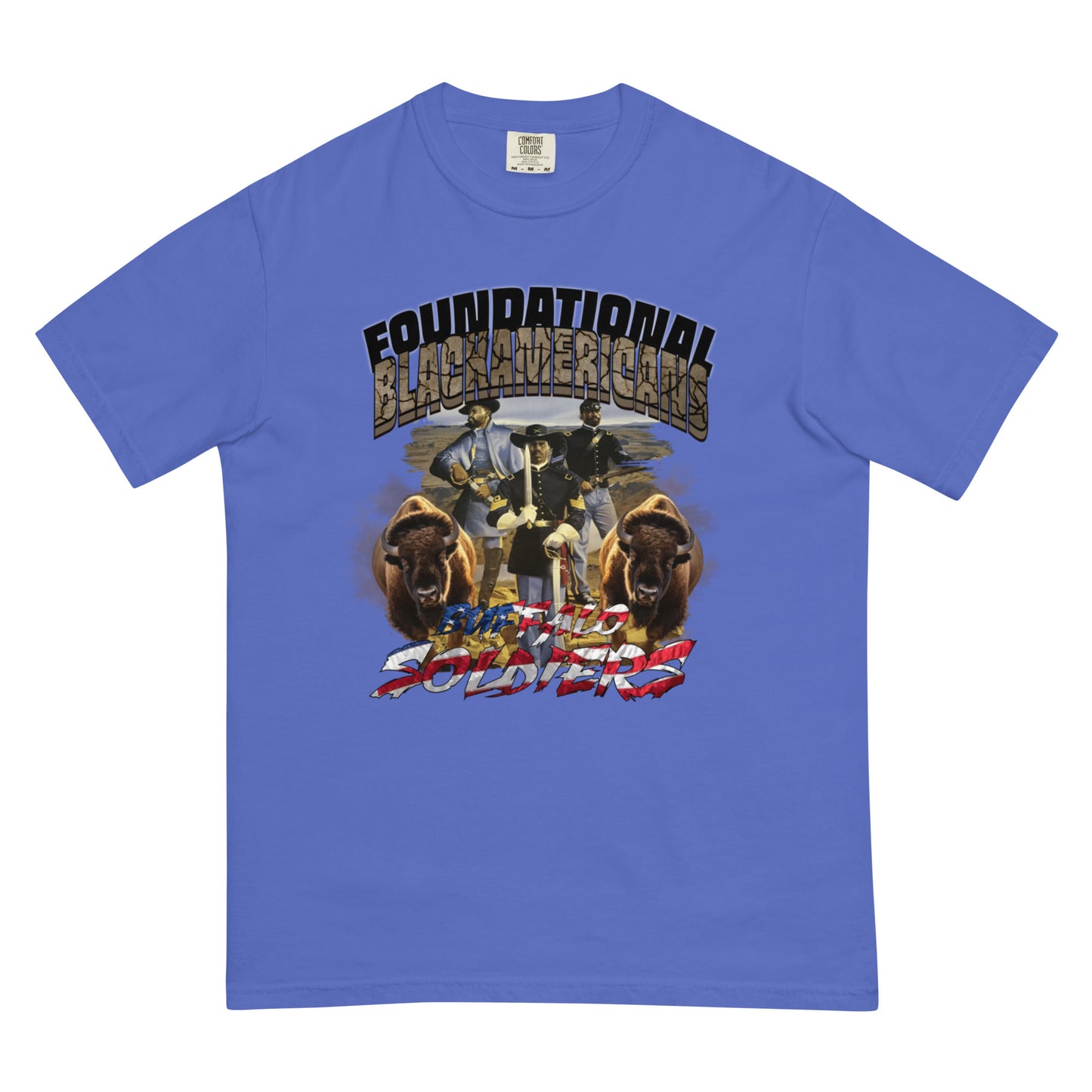 FBA BUFFALO LEGACY Men’s garment-dyed heavyweight t-shirt