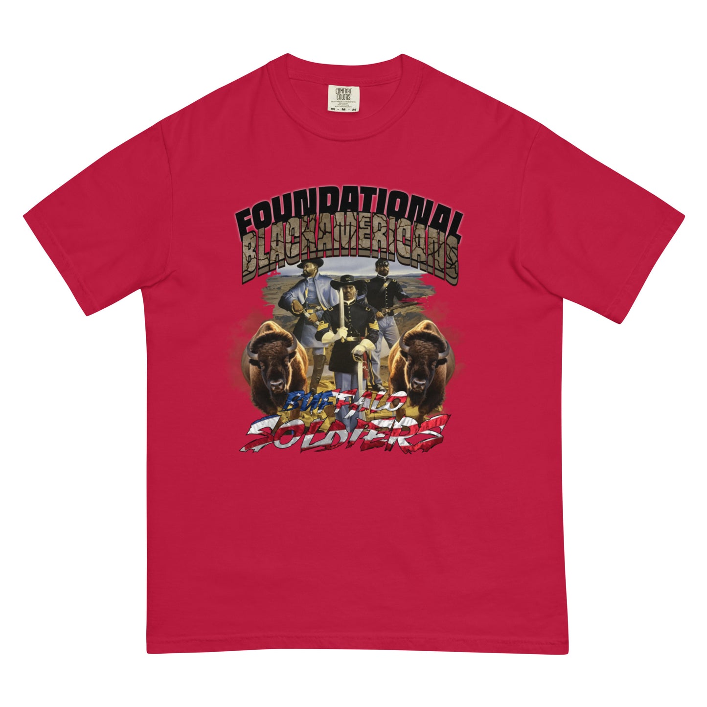 FBA BUFFALO LEGACY Men’s garment-dyed heavyweight t-shirt