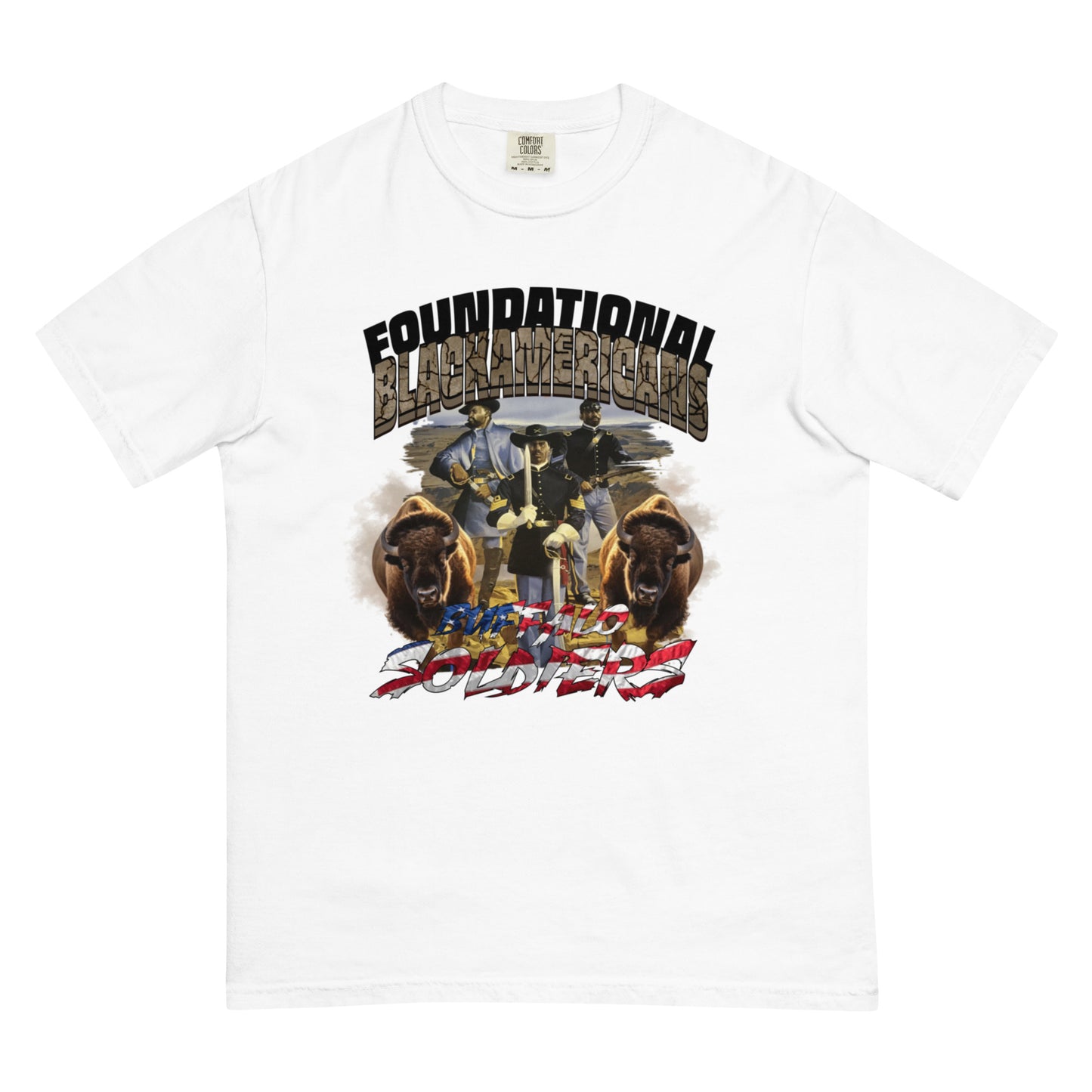 FBA BUFFALO LEGACY Men’s garment-dyed heavyweight t-shirt