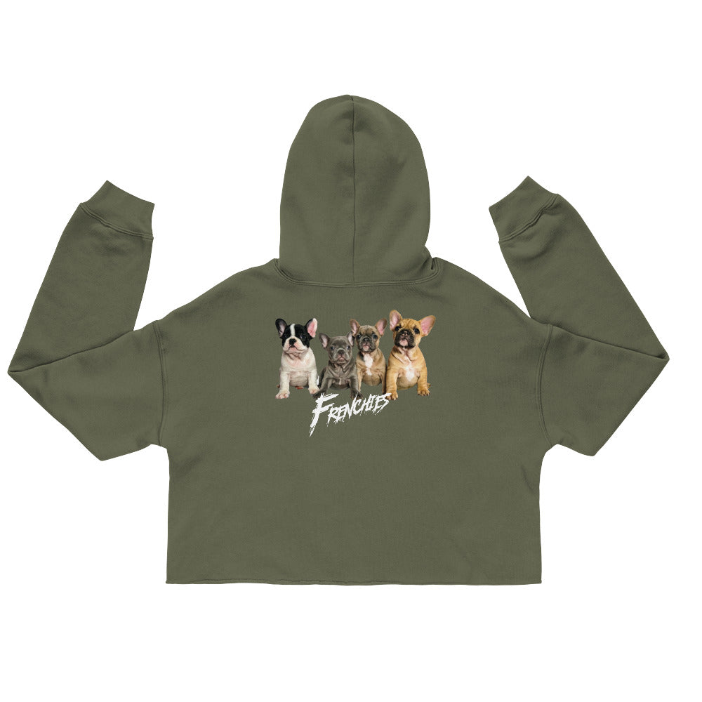 PARLAYWRLD.COM FRENCHIE WOMENS CROPPED HOODIE