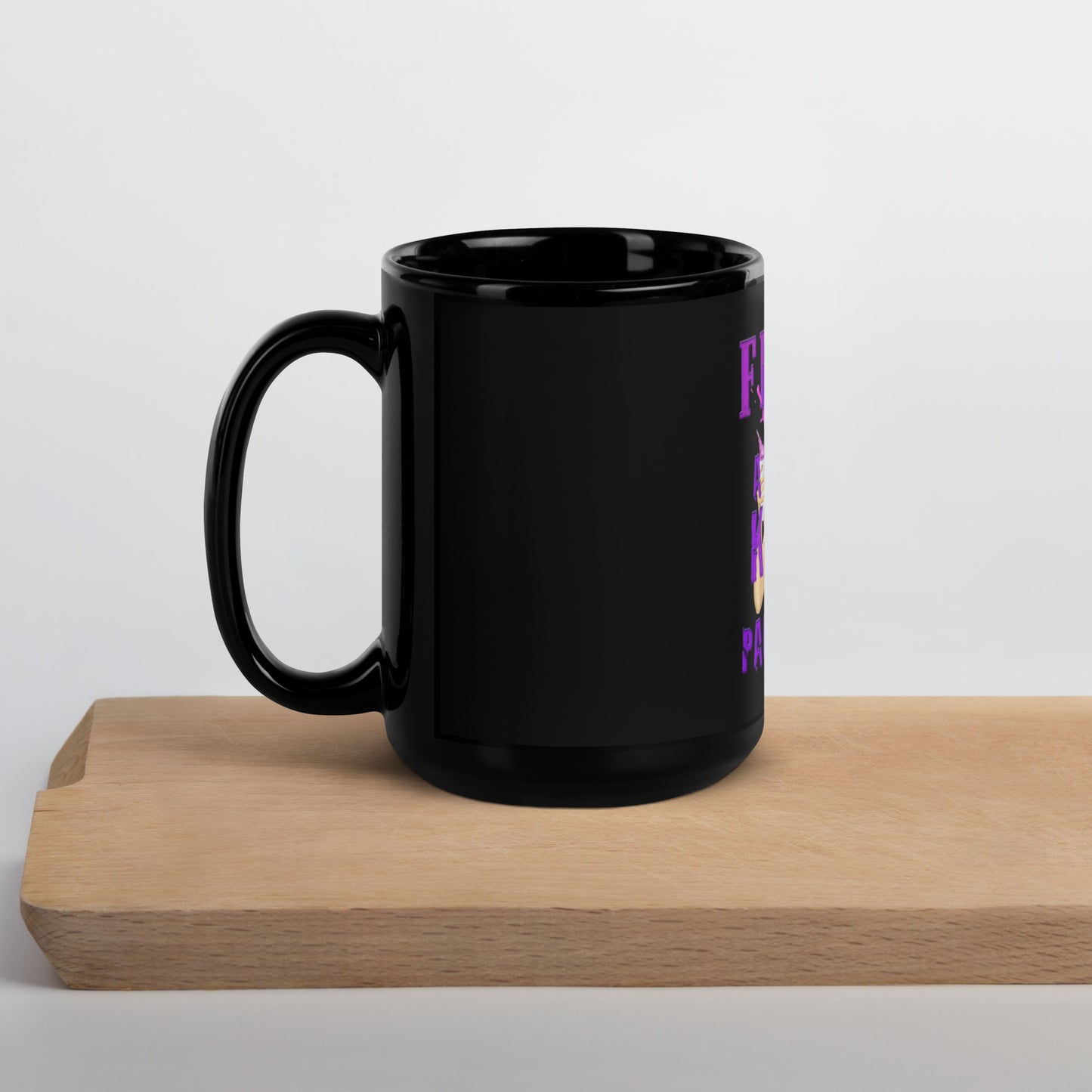 Finito Black Glossy Mug