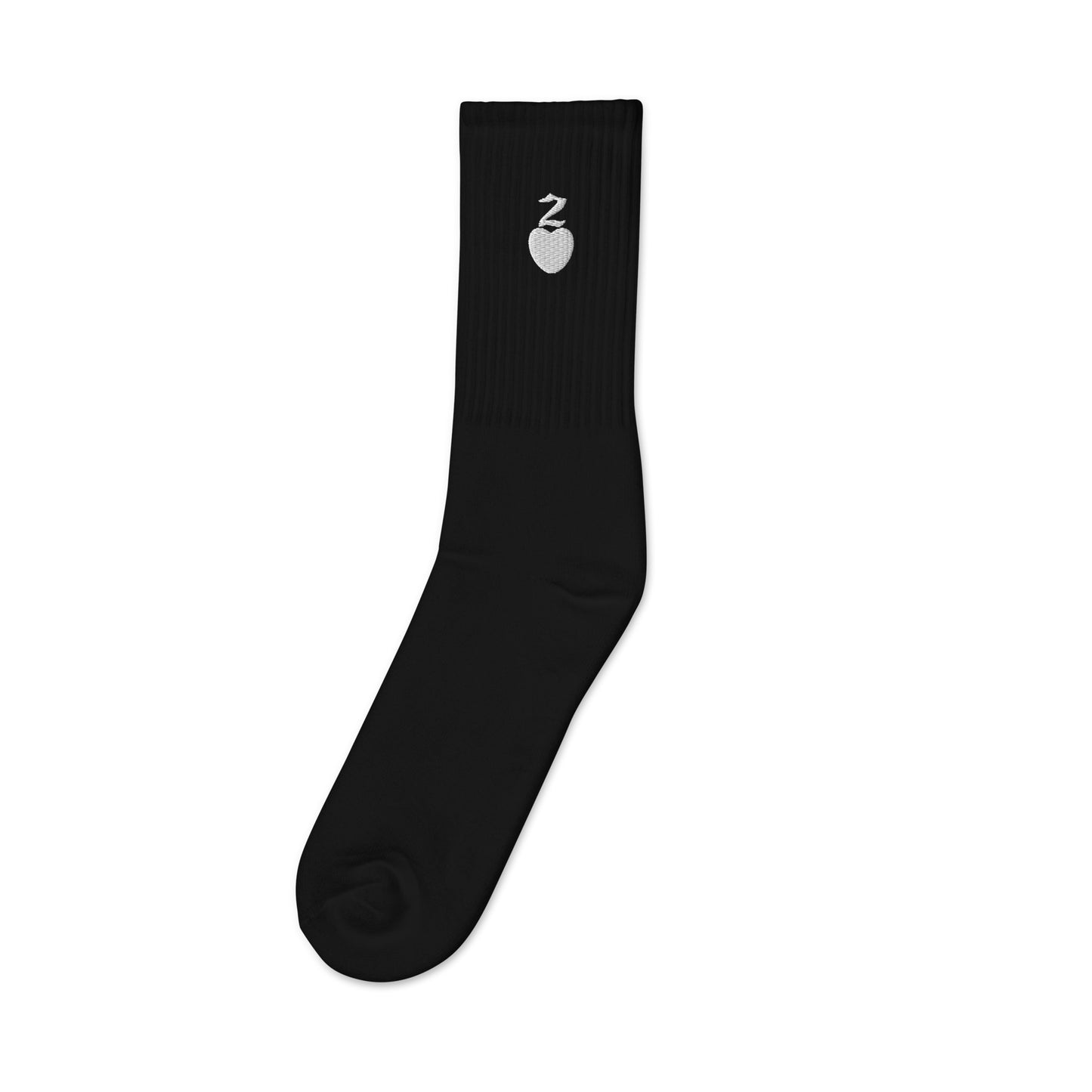 DEUCES2X Embroidered socks