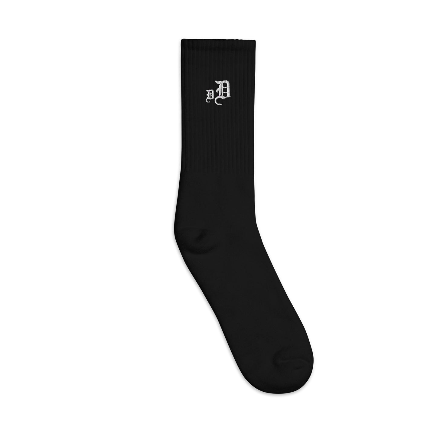 DEUCES2X Embroidered socks