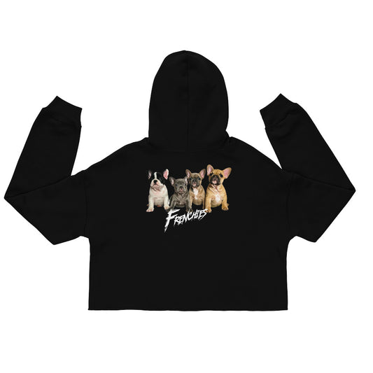 PARLAYWRLD.COM FRENCHIE WOMENS CROPPED HOODIE