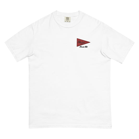 1 Parlay red flag white